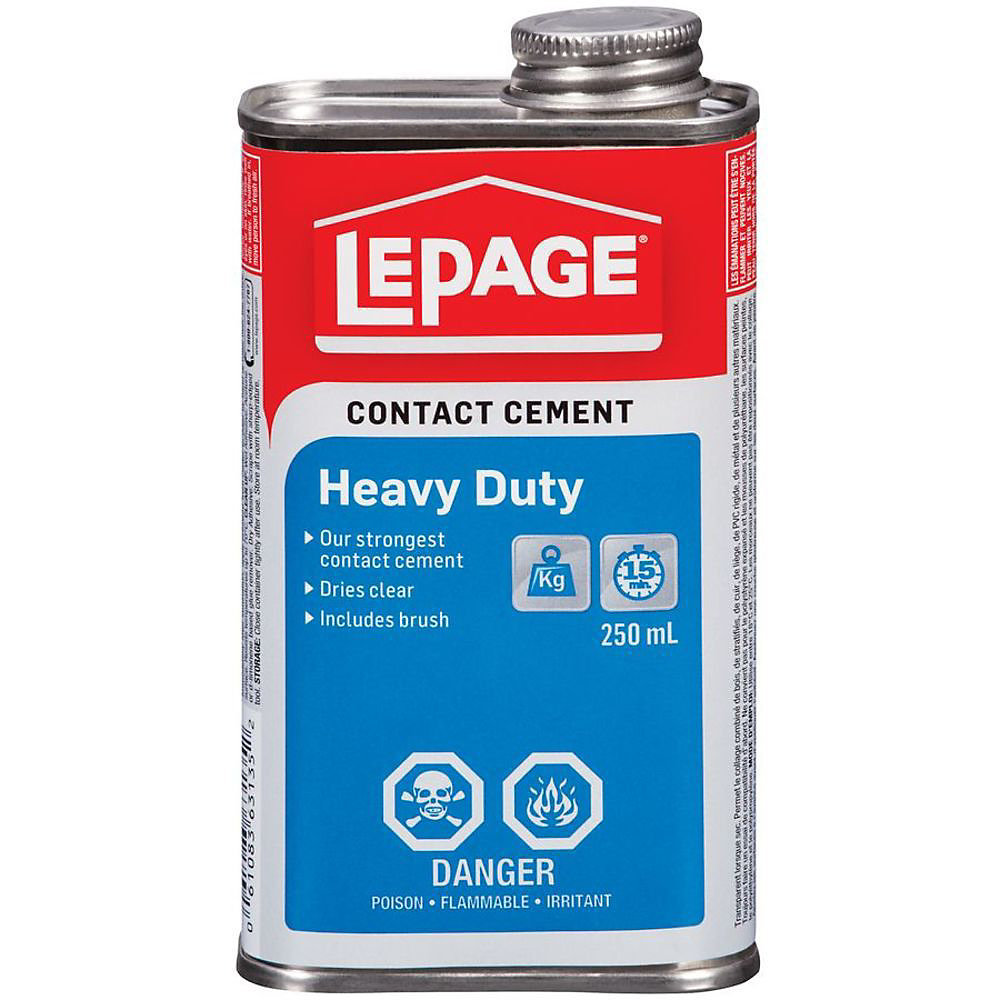 LePage Heavy Duty Contact Cement with Brush 250mL | The Home Depot Canada