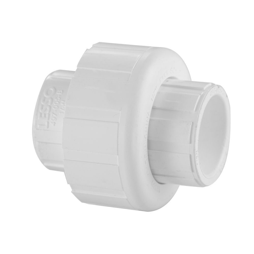 Lesso Pvc Union With ORing Seal (Soc X Soc) 1/2 inch The Home Depot Canada