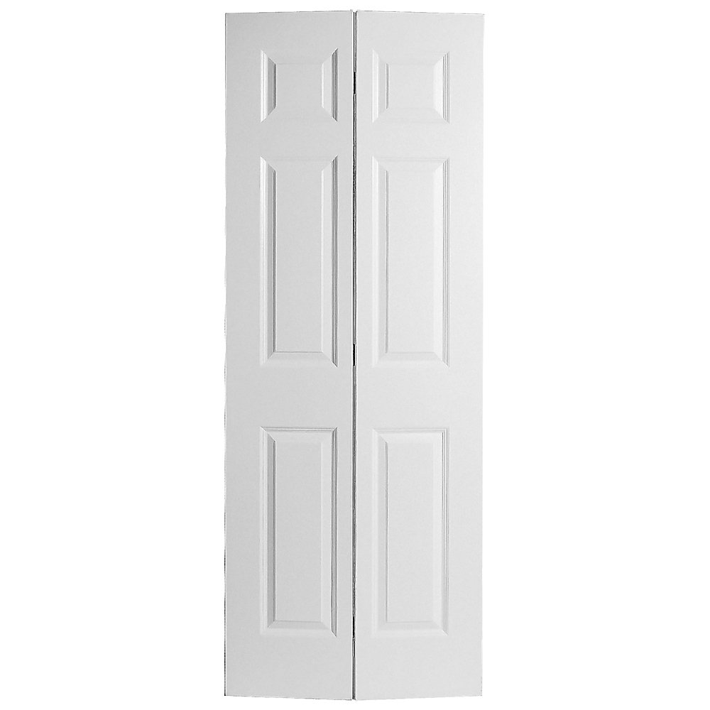 Masonite 32 Inch X 80 Inch 6 Panel Textured Bifold Door