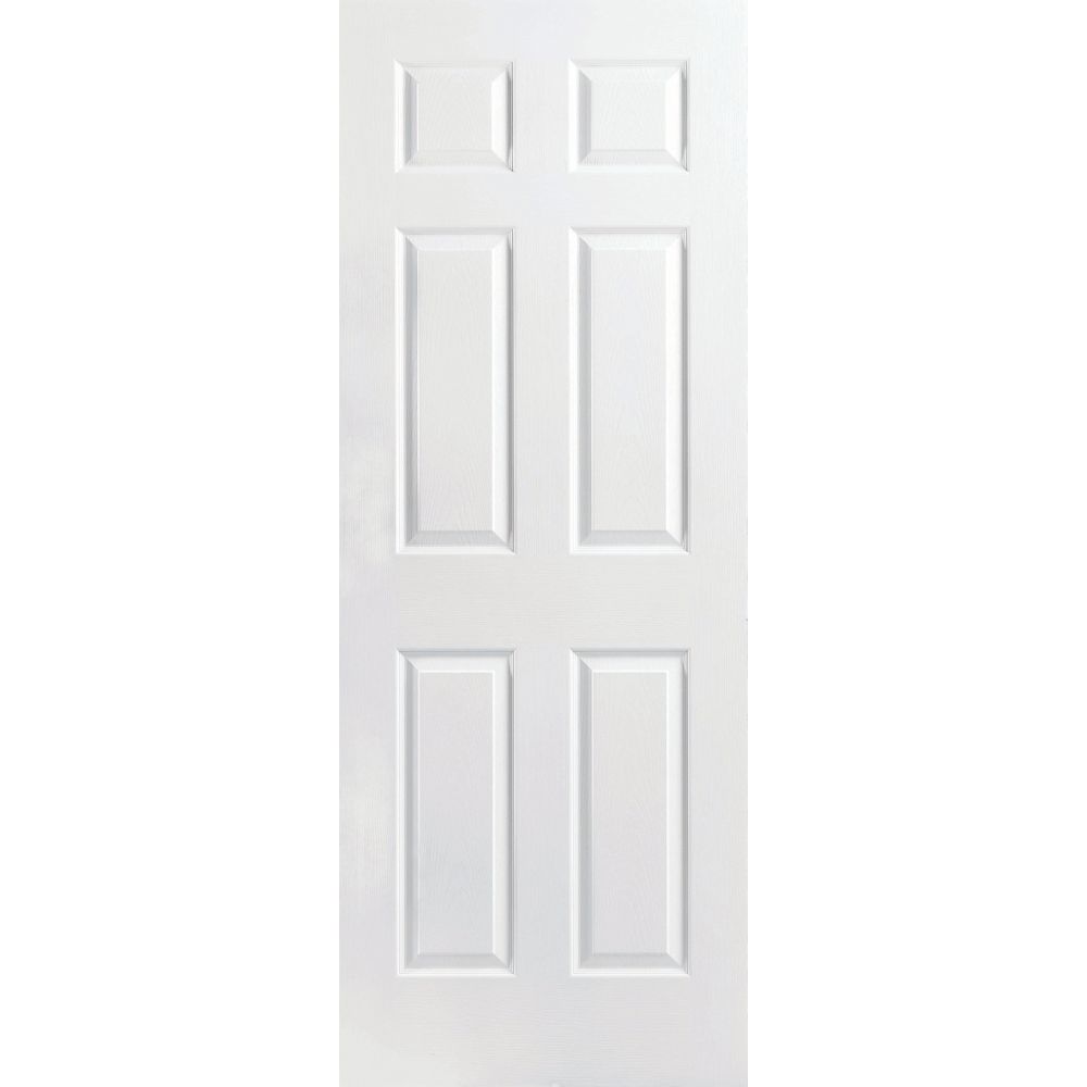 Masonite 18-inch x 80-inch Primed 6 Panel Textured ...