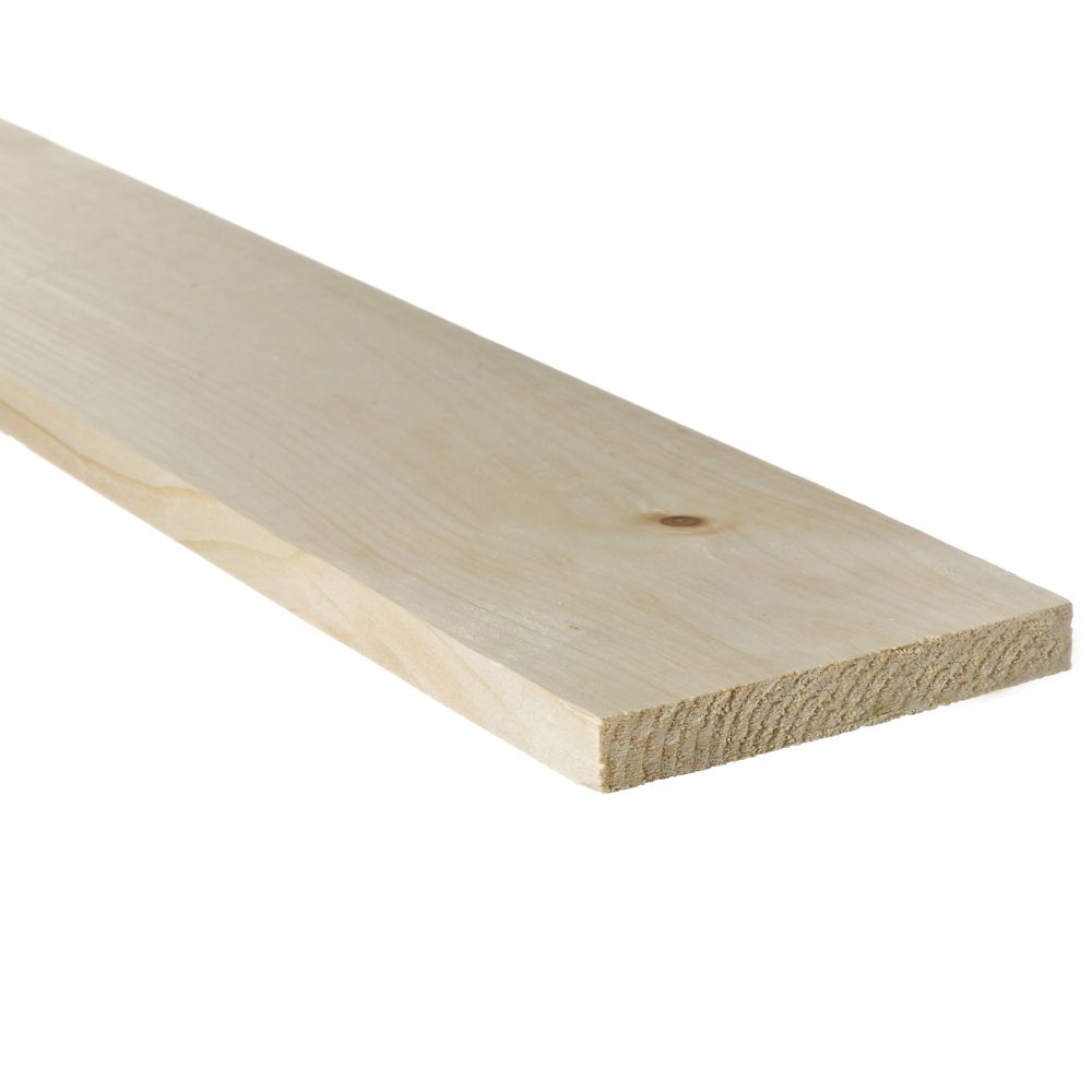 Rubbermaid 12 in. x 48 in. Beechwood Decorative Shelf-1893158 ...