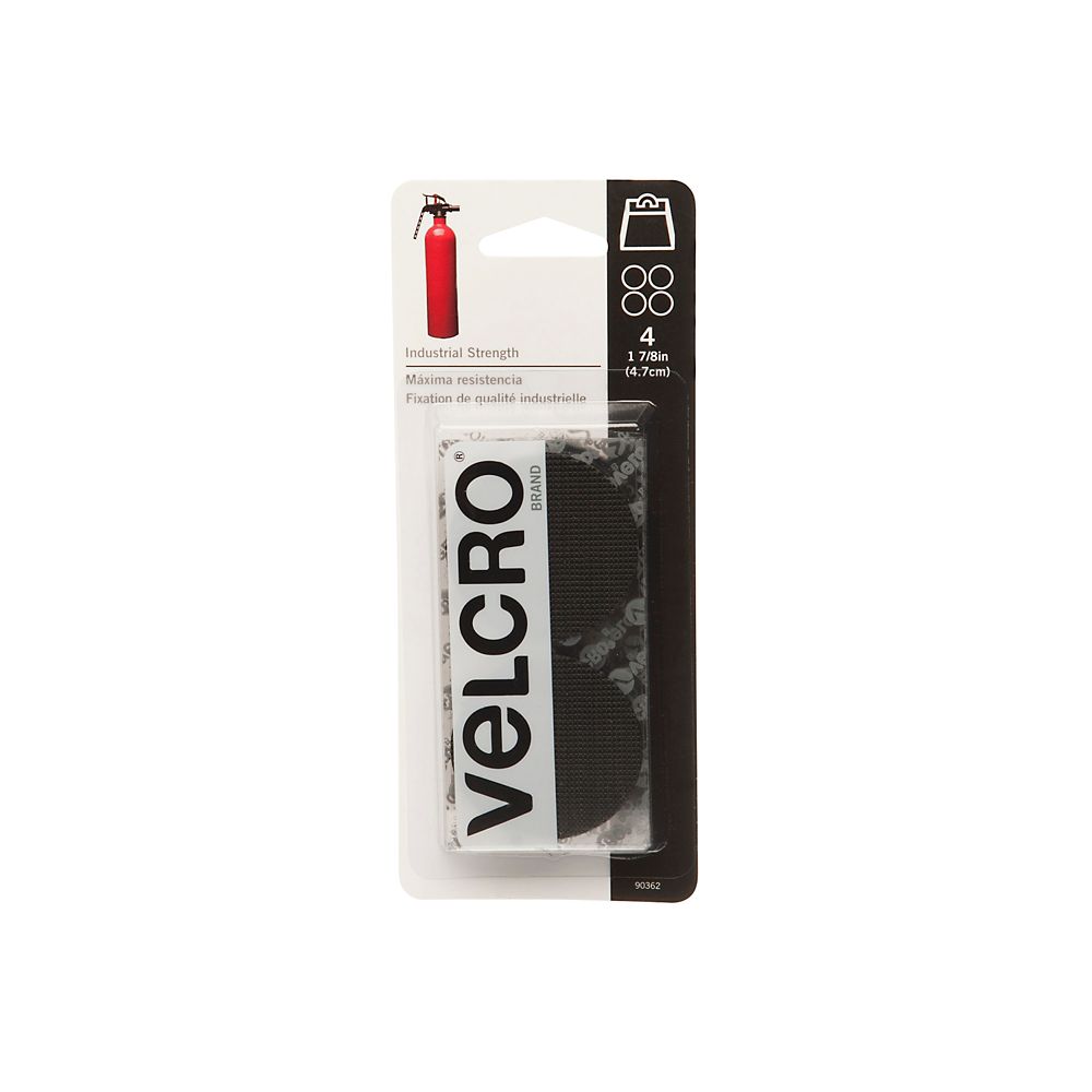 VELCRO Velcro 4 in. X 2 in. Industrial Strength coins 4 Pack | The Home ...