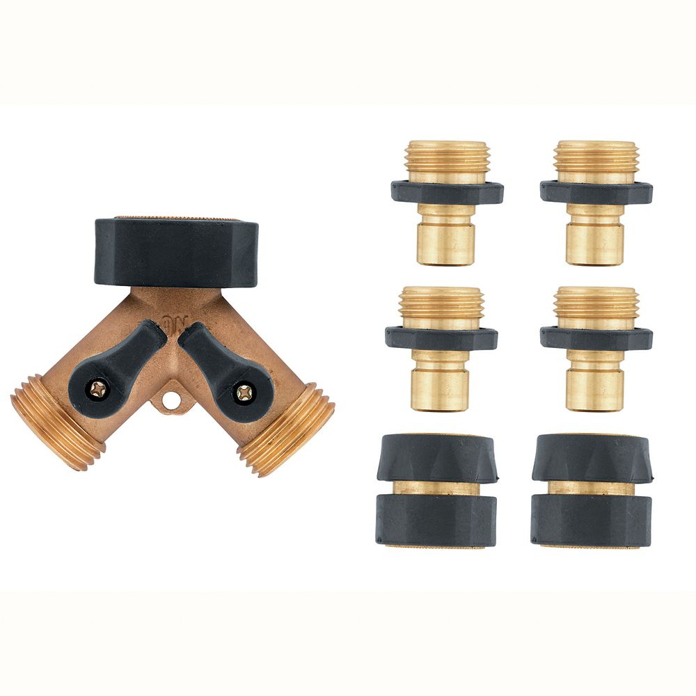 Orbit Brass Hose Faucet Manifold The Home Depot Canada