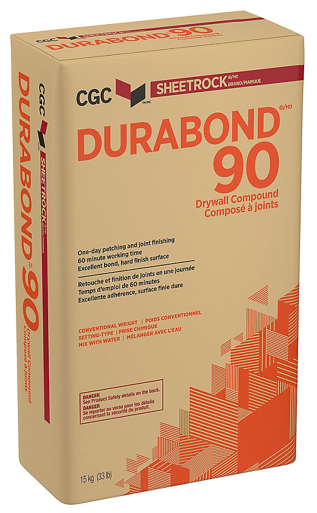 Sheetrock DURABOND 90 SettingType Joint Compound, 15 kg Bag The Home