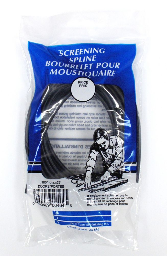 DIY .175 x 25 ft. Polyfoam Screen Spline The Home Depot Canada