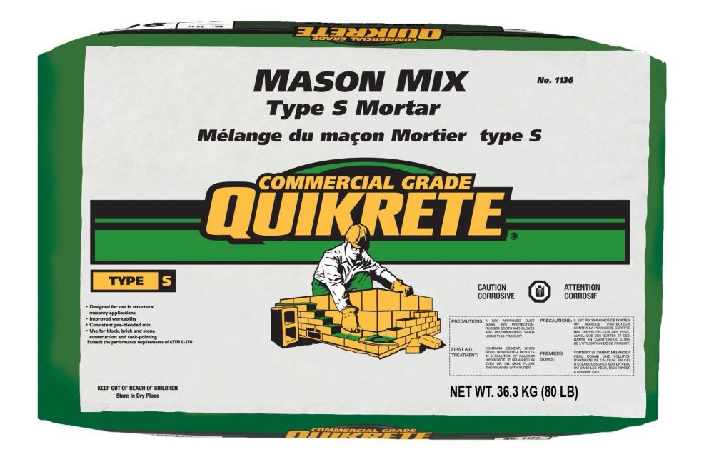 Quikrete FastSet Repair Mortar 22.7kg The Home Depot Canada