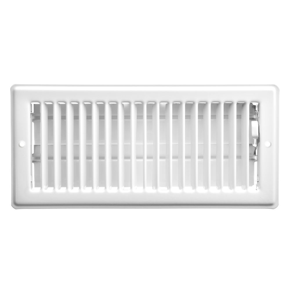 HDX 4 x 10 Ceiling Register - White | The Home Depot Canada