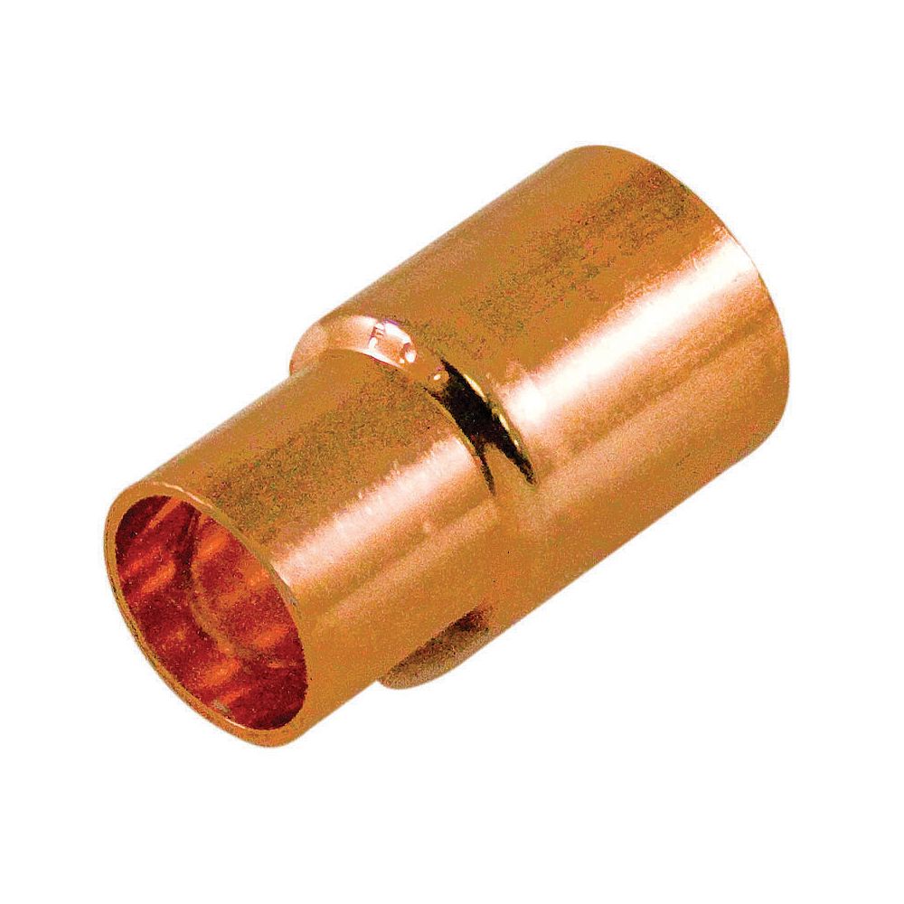 Aqua-Dynamic Fitting Copper Reducer Coupling 3/8-inch x 1/4-inch Copper 1 4 Inch Copper Tubing Home Depot