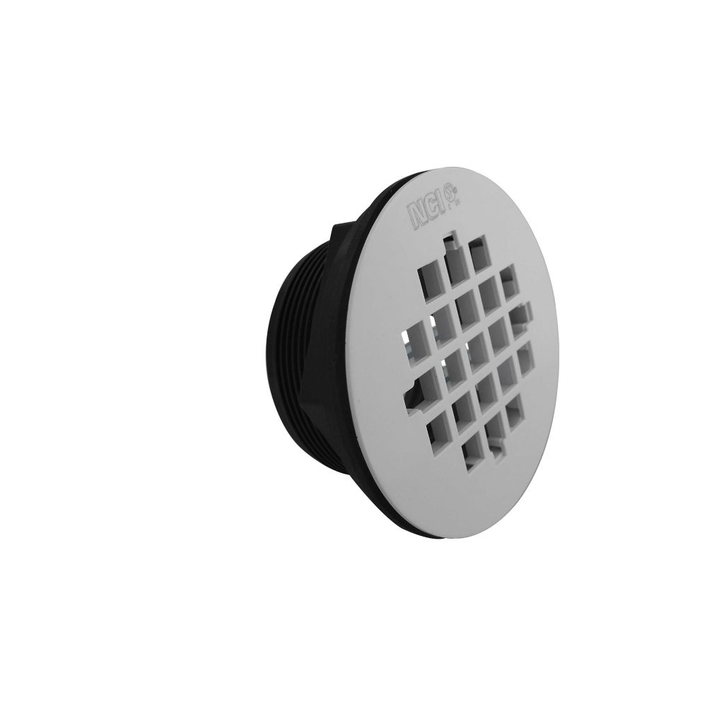 ProConnect ABS Shower Drain White Grid SlipFit The Home Depot Canada