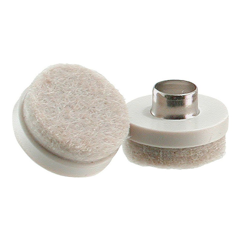 Everbilt 1inch NailOn Glides with HeavyDuty Felt Pads (8 per Pack