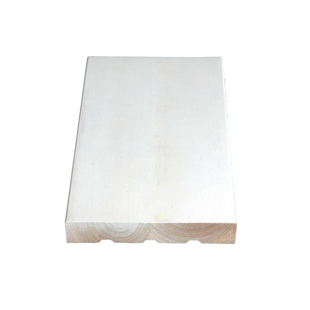 Alexandria Moulding Primed Finger Jointed Pine Flat Jamb 11/16 In. x 4
