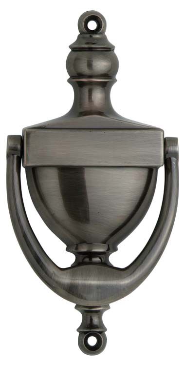 Taymor 3.25-inch x 6.25-inch Satin Chrome Door Knocker | The Home Depot ...