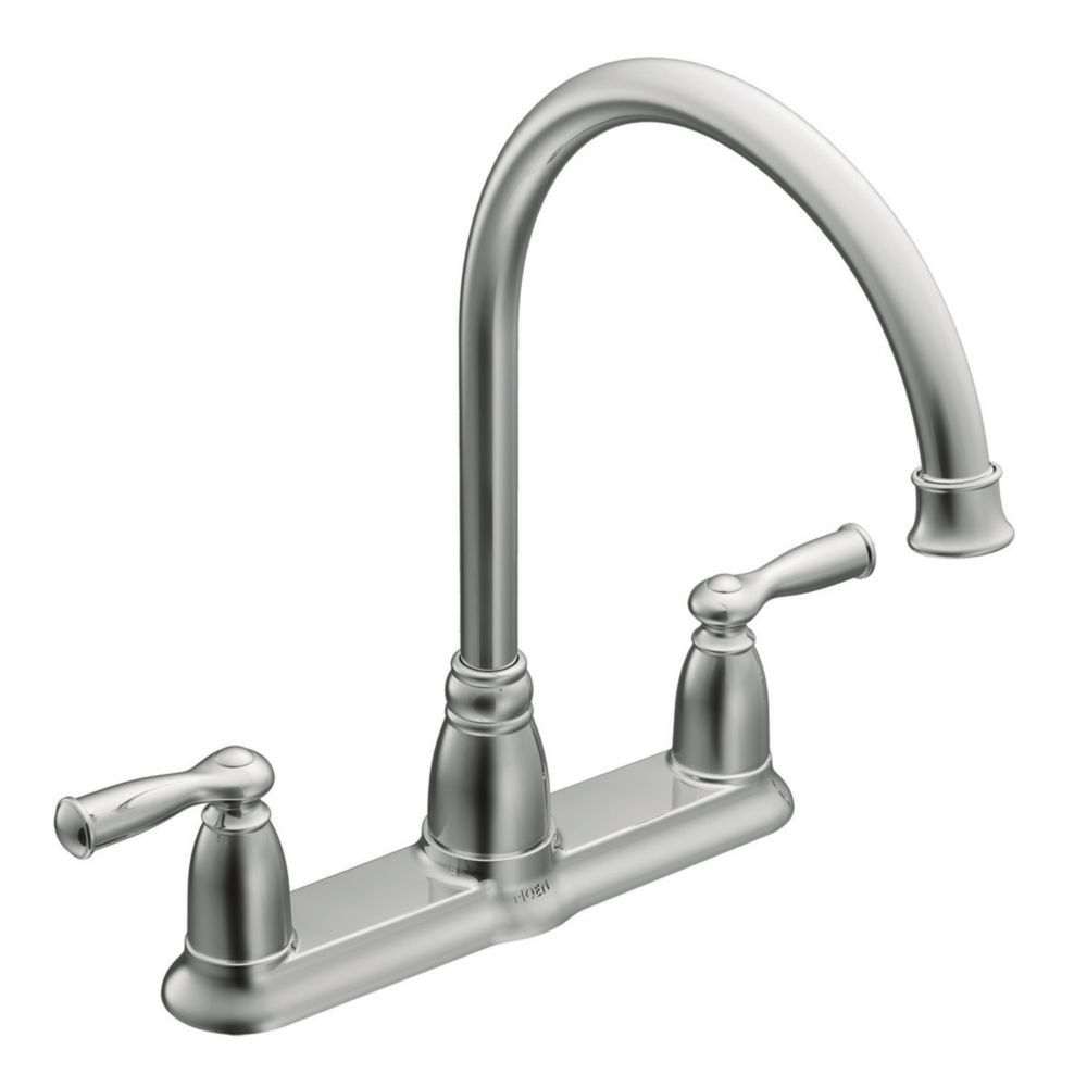 Moen Banbury 2 Handle Kitchen Faucet In Chrome The Home Depot Canada   P 1000124976 