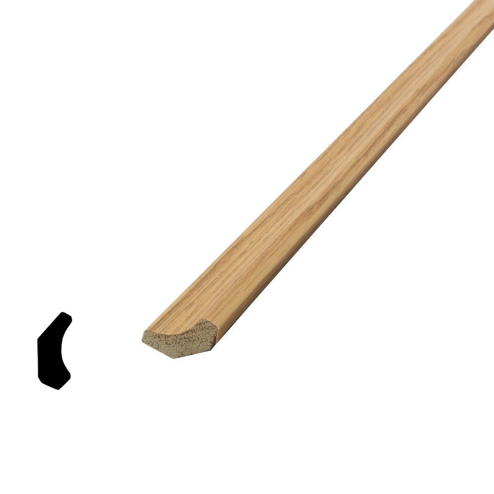 Alexandria Moulding Vinyl Wrap Oak Cove 11/16 In. x 11/16 In. x 8 Ft