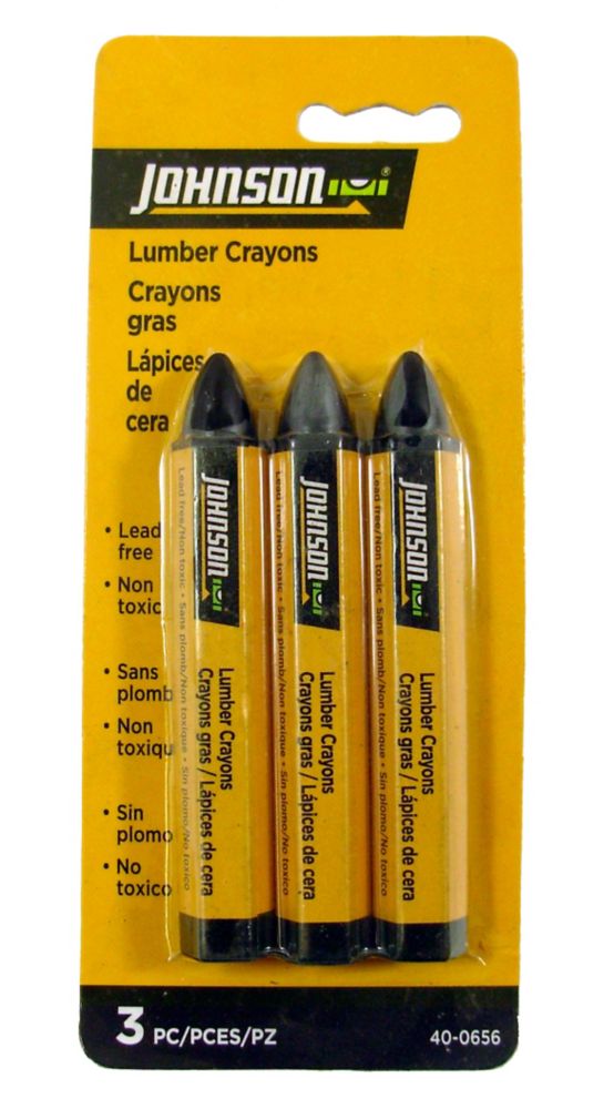 Johnson Lumber Crayons Black The Home Depot Canada