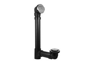 OS&B Drain De Bain (Trop Plein) En ABS Allonge Avec Fermeture Clicker - Chrome OS&B Drain De Bain (Trop Plein) En ABS Allonge Avec Fermeture Clicker - Chrome