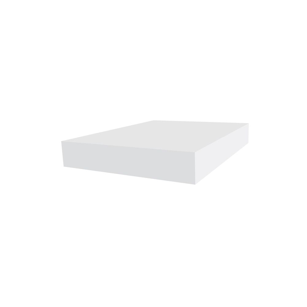 Ornamental Mouldings White Hardwood Colonial Trim Moulding 3/16 x 3/8 Sold Per 8 Foot Piece