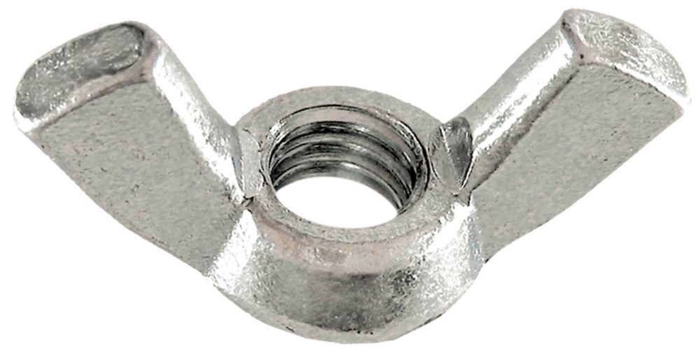 Paulin 1/4inch20 Steel Wing Nut Zinc Plated The Home Depot