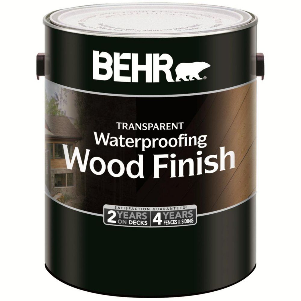 BEHR WoodToned Waterproofing Wood Finish Cedar Naturaltone, 3.79L
