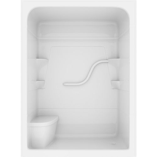 Mirolin Madison 33.5Inch D x 50inch W x 88" H Rectangle 1Piece