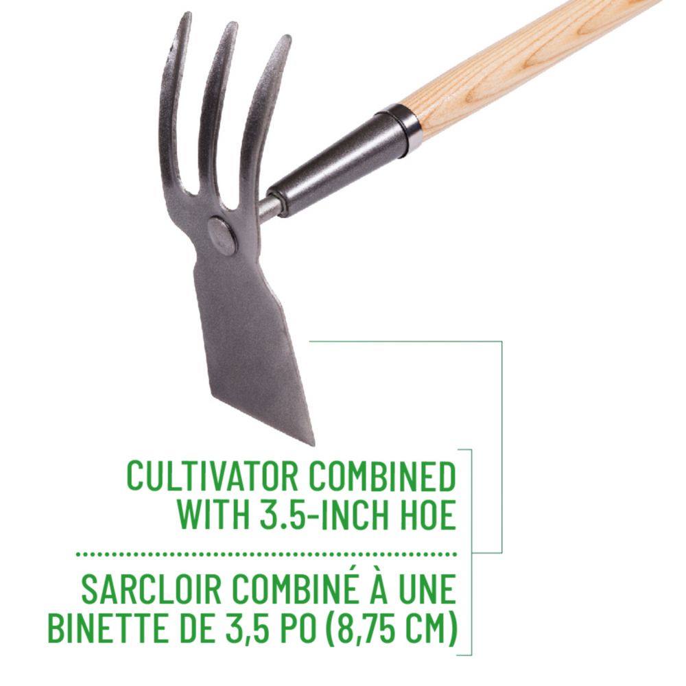 Garant Garden Care Cultivator/Hoe Combo, Hardwood Handle The Home