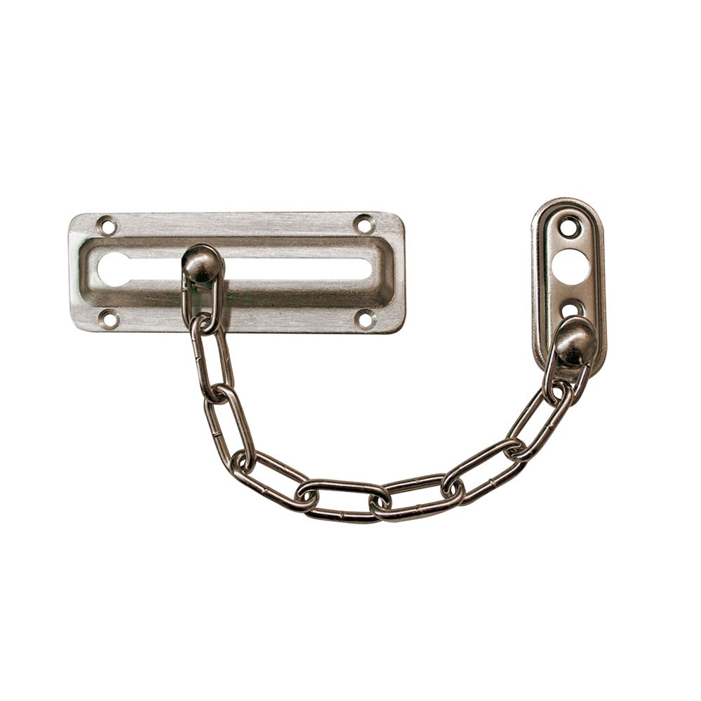 Taymor Satin Nickel Chain Door Guard The Home Depot Canada