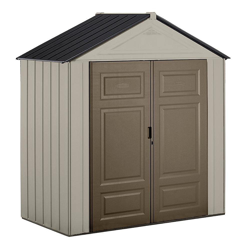 Rubbermaid Big Max Jr. 7 ft. x 3 1/2 ft. Shed The Home ... Rubbermaid Big Max Jr. 7 ft. x 3 1/2 ft. Shed The Home ...