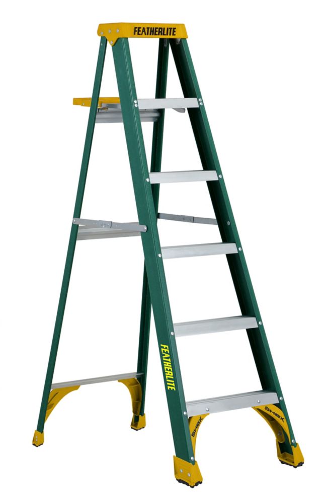 Featherlite 6 ft. Grade II Fibreglass Step Ladder The Home Depot Canada