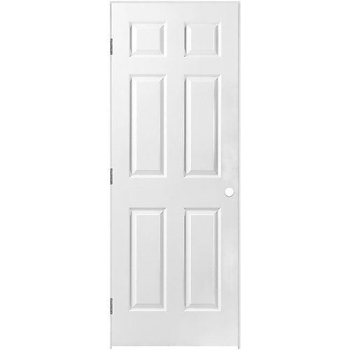 Masonite 24 Inch X 80 Inch Righthand 6 Panel Textured