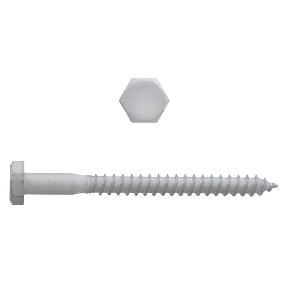 Paulin 1/4inch x 3inch Hex Head Lag Bolt Hot Dipped Galvanized