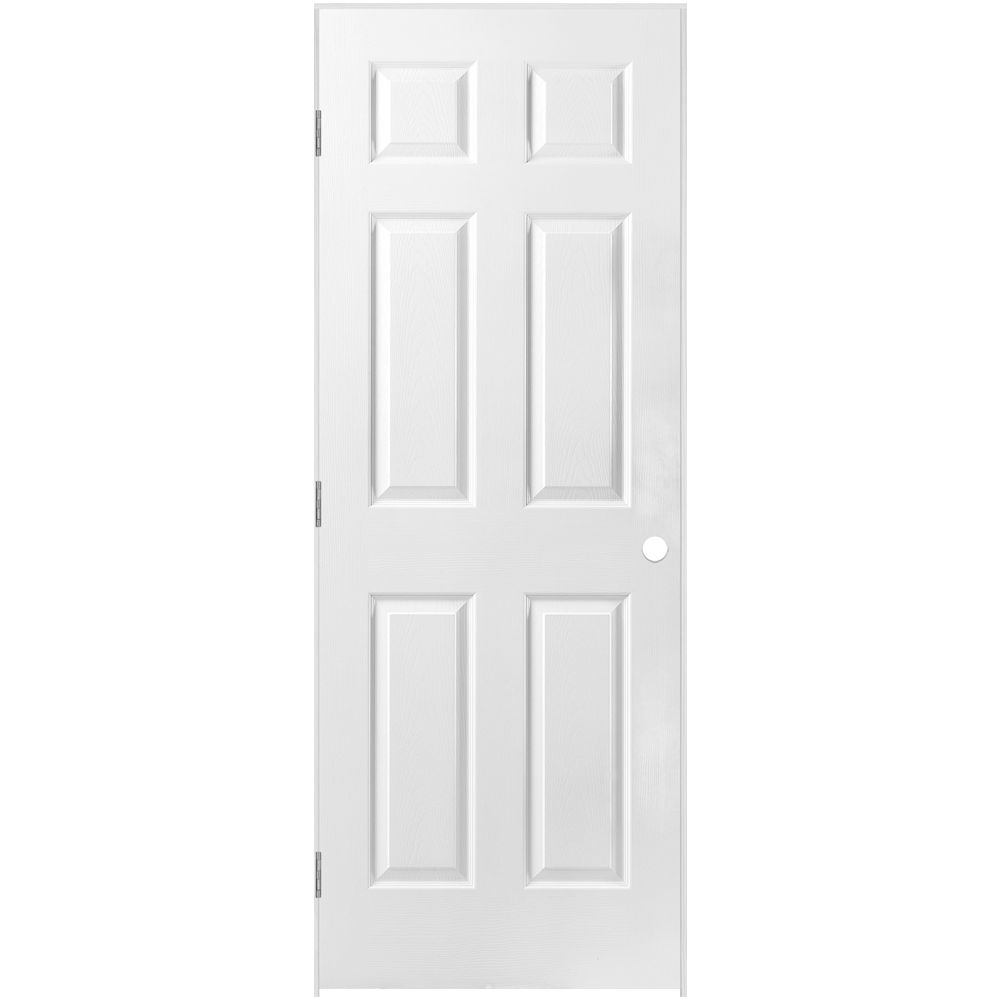 Masonite 28inch x 80inch Righthand 6Panel Textured Masonite 28inch x 80inch Righthand 6Panel Textured