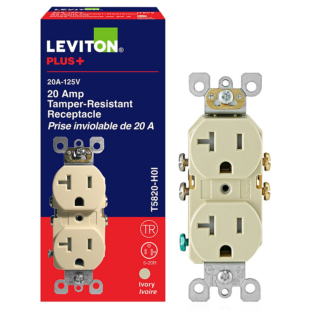 Leviton 20 Amp Duplex Receptacle Ivory The Home Depot Canada leviton-20-amp-duplex-receptacle-ivory-the-home-depot-canada