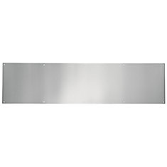 kick plate aluminum door inch satin depot