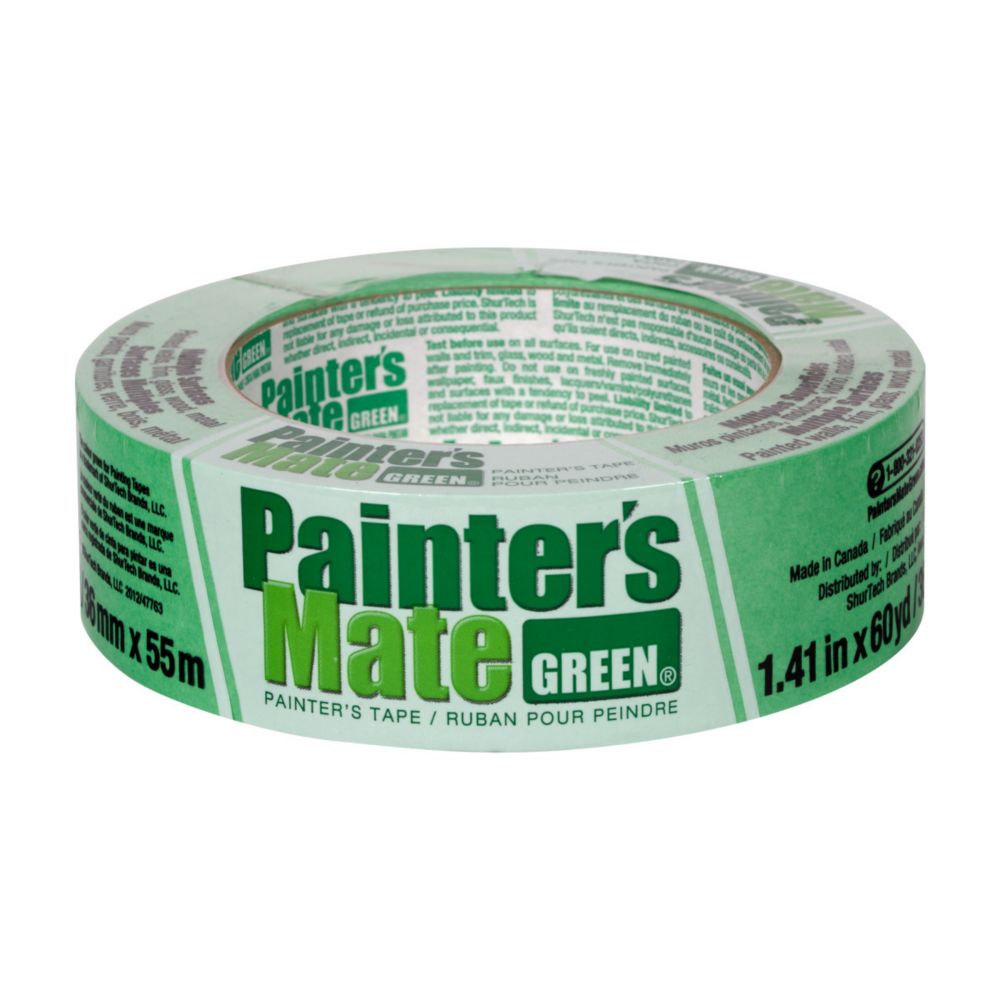 Painter's Mate Green Painter's Tape, 1.41 inch x 60 yds., Green The