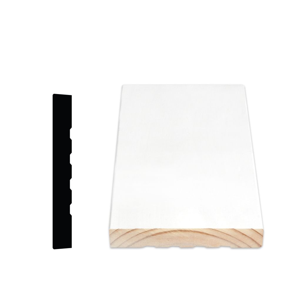 Alexandria Moulding Primed Finger Jointed Pine Jamb 11/16 Inches x 45/