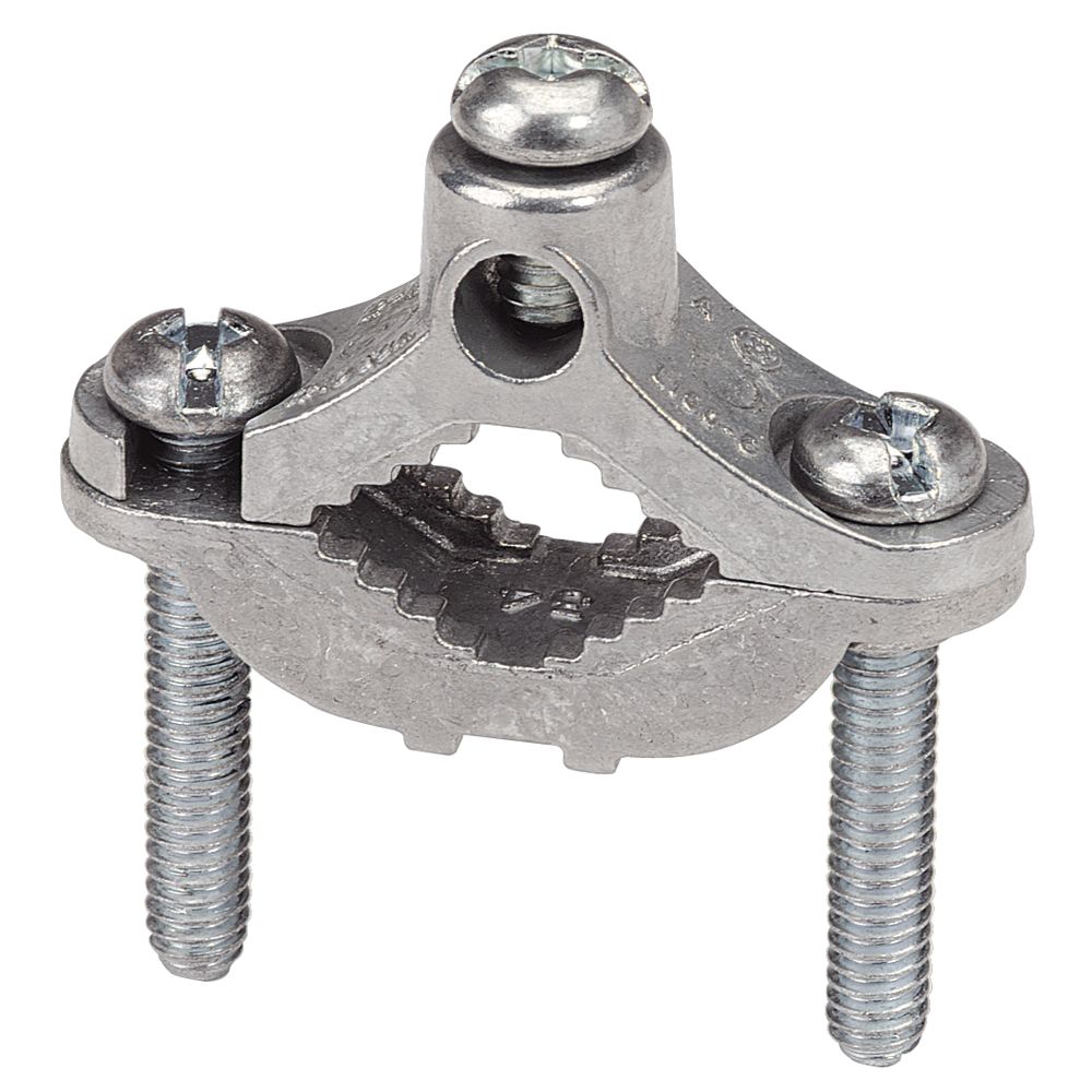 Iberville 1/2 In. 1 In. Ground Clamp Zinc Bag of 1 The Home Depot