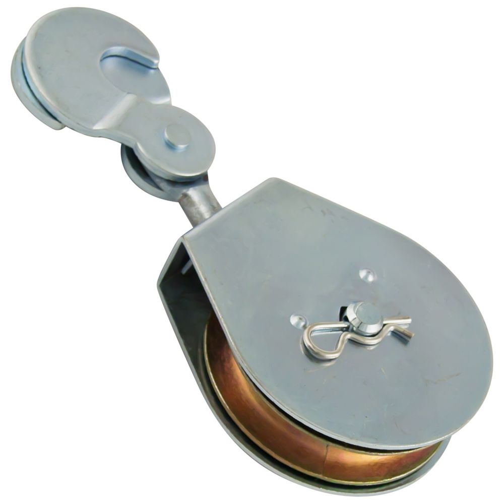 KingChain 3 In Steel Swival Pulley Double Hook The Home Depot Canada