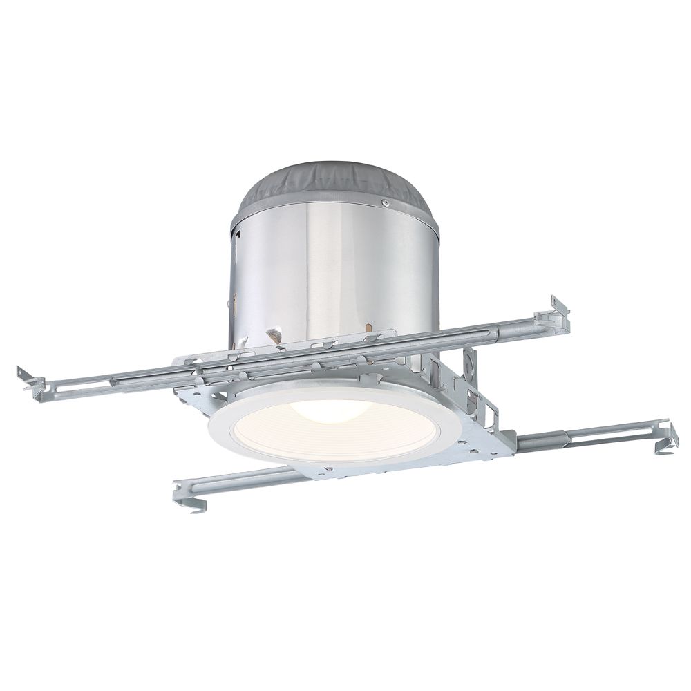 Commercial Electric Ensemble de l'entrepreneur, (6) niches de 15,24 cm pour plafond isolé de nouvelle construction, (6) déflecteurs blancs de 15,24 cm, 75 W, R30 Commercial Electric Ensemble de l'entrepreneur, (6) niches de 15,24 cm pour plafond isolé de nouvelle construction, (6) déflecteurs blancs de 15,24 cm, 75 W, R30