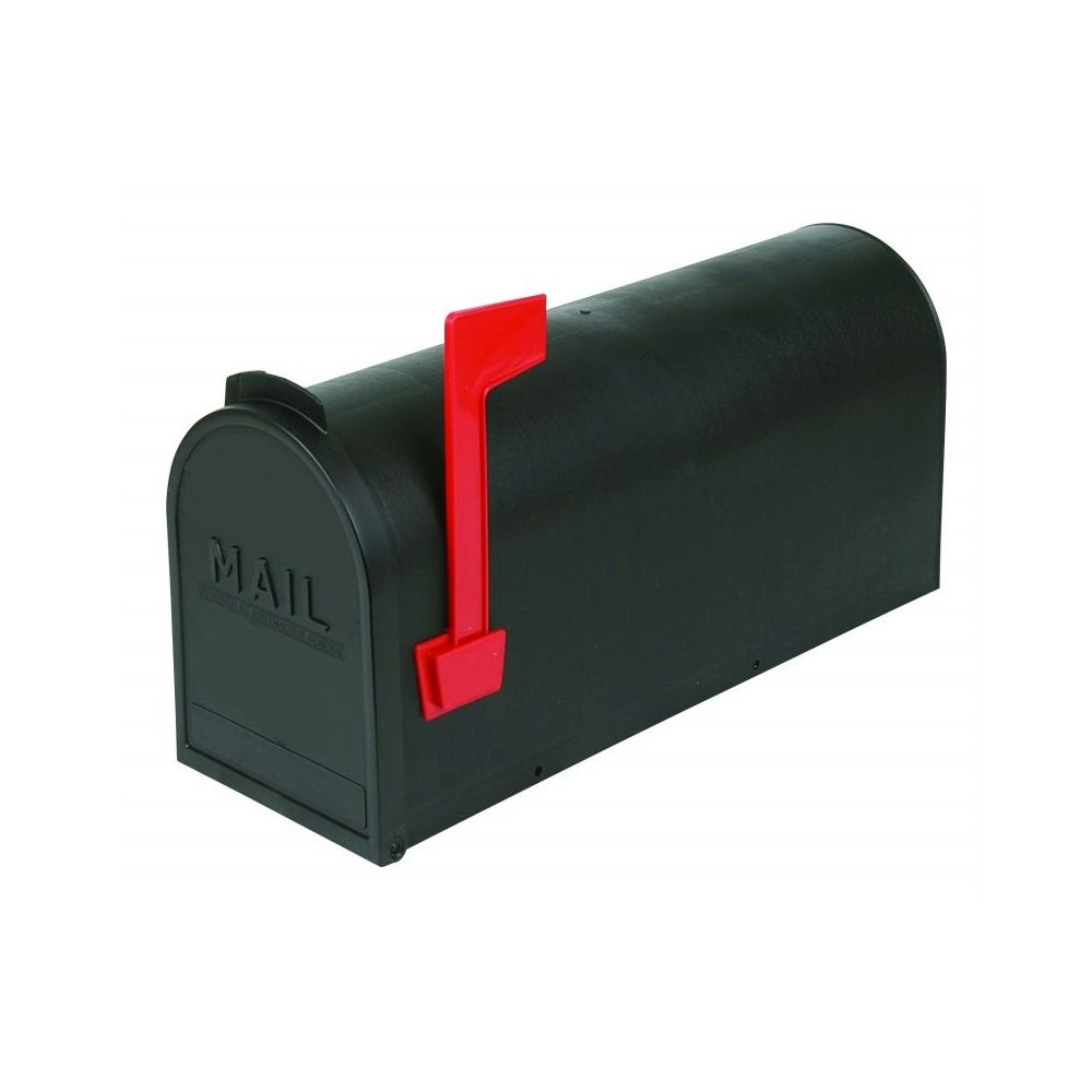 DMP Rural Mailbox Black Plastic The Home Depot Canada