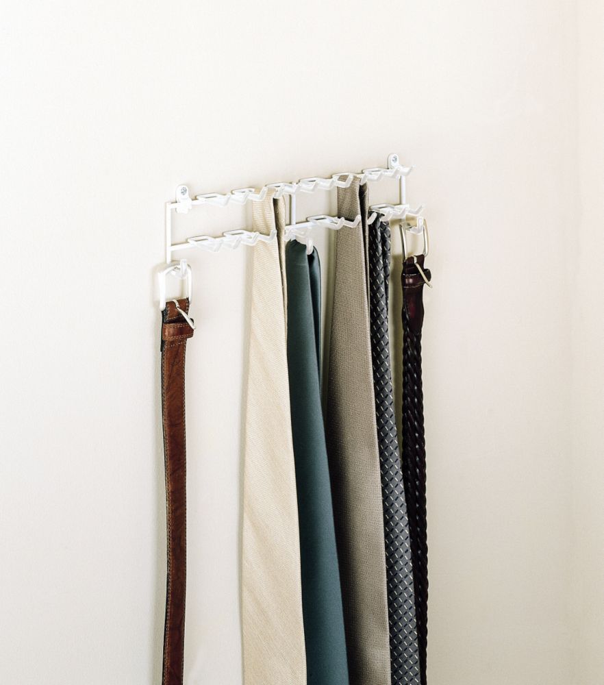 tie and belt organizer box