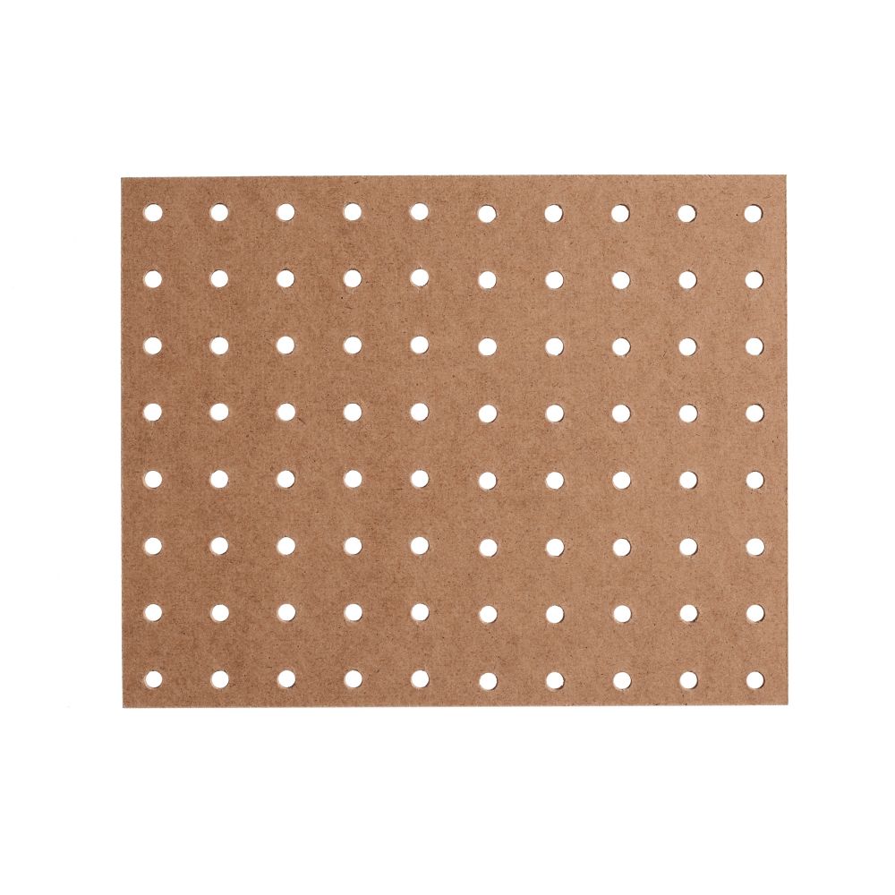 Fibrex 5.5mm 48inch X96inch HDF Hardboard Pegboard The Home Depot