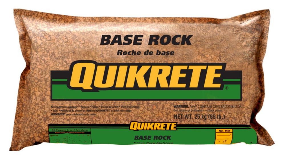 Quikrete Base Rock 25kg The Home Depot Canada
