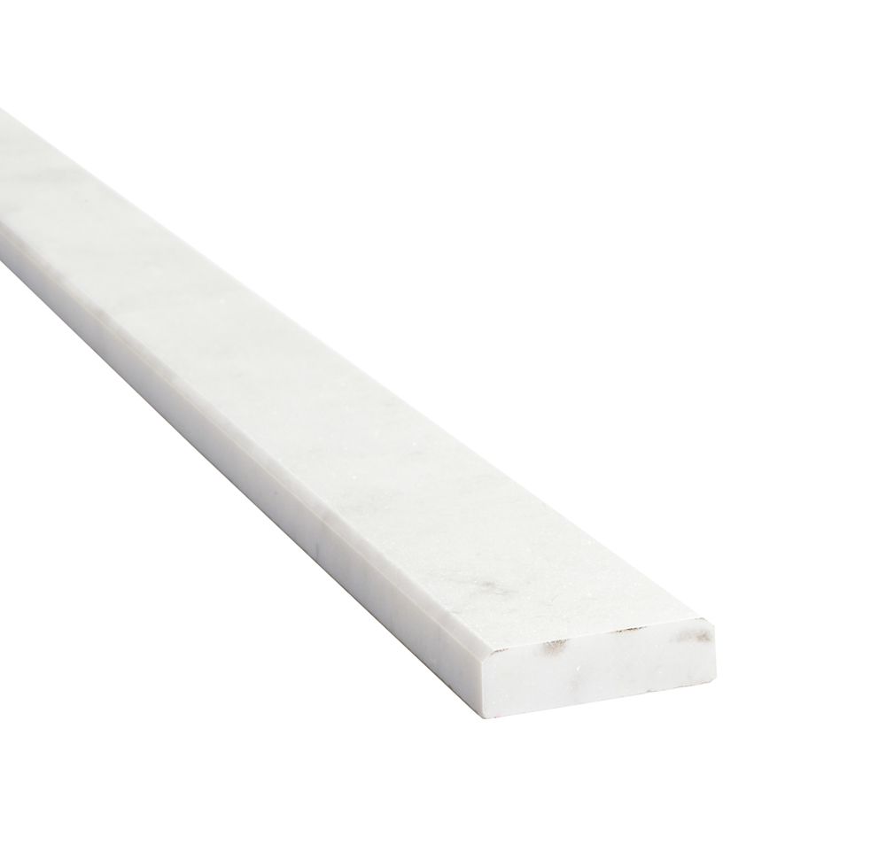 Daltile 1 1/2Inch x 36Inch x 3/8Inch Carrara Marble Natural Stone
