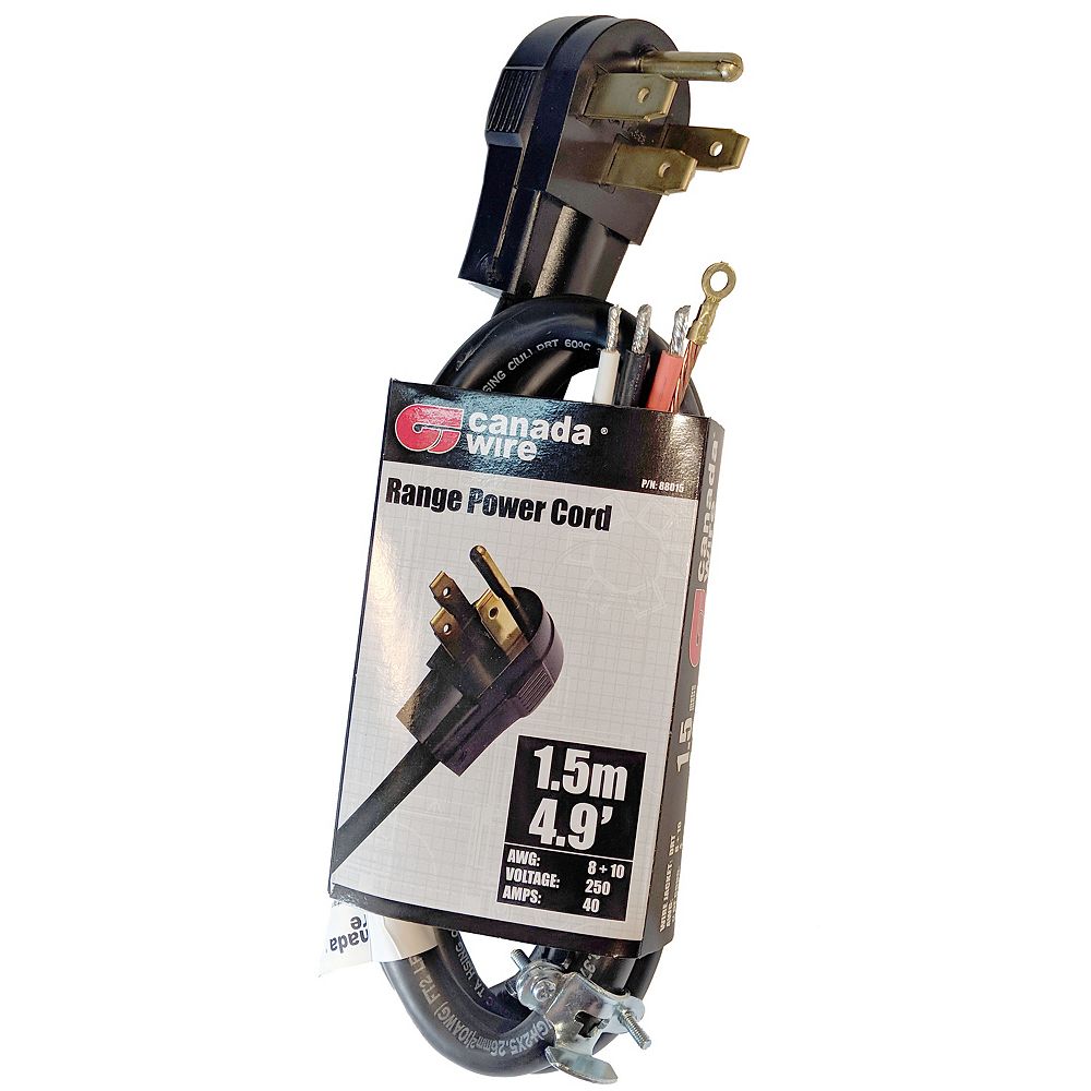Canada Wire STOVE/RANGE CORD KIT 1.6M/4.9FT The Home Depot Canada