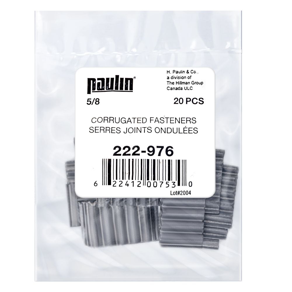 Paulin Papc 5/8 Corrugated Fastener 20Pcs The Home Depot Canada