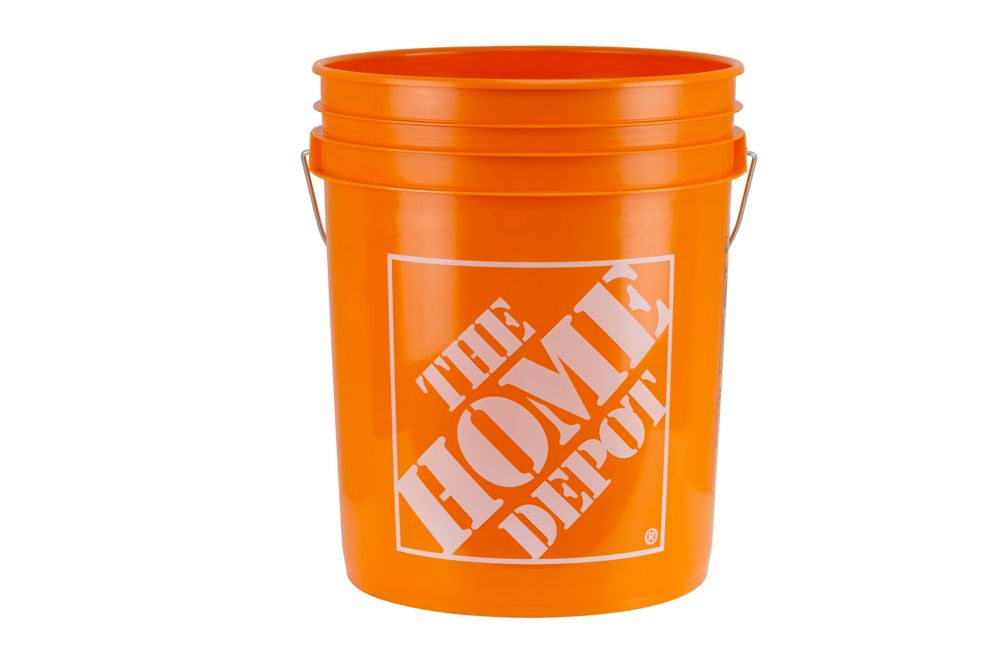 The Home Depot 19L / 5 Gallon Orange Home Depot Logo Bucket | The Home ...