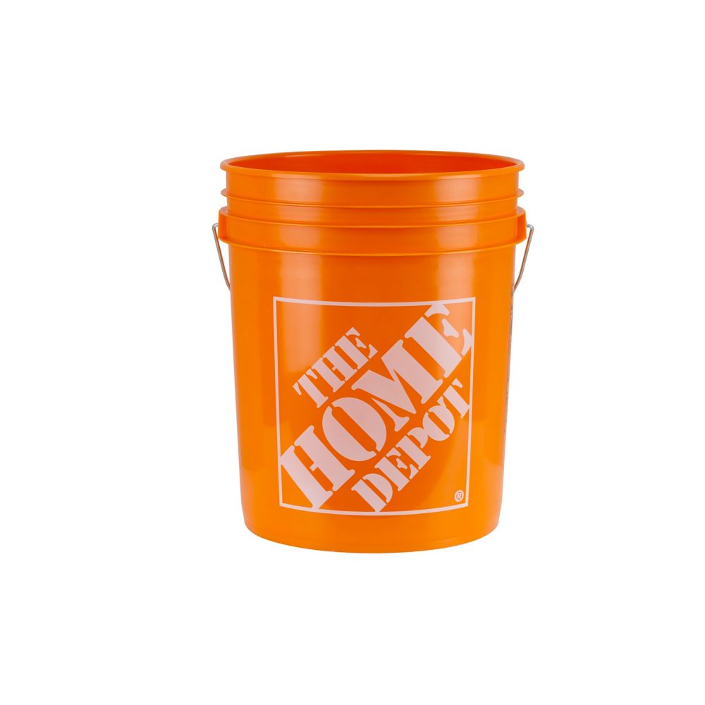 THD Orange Home Depot Logo Bucket, 19 L | The Home Depot Canada