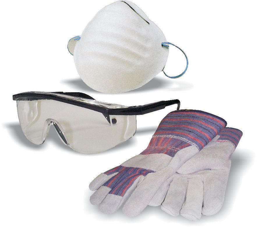 Workhorse 3 In 1 Safety Pack Glove,Glass,Mask The Home Depot Canada