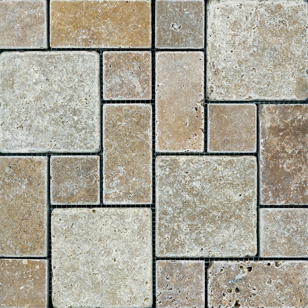 Pattern Tiles Canada | anatolia noce tuscan pattern tumbled mosaics the home Pattern Tiles Canada | anatolia noce tuscan pattern tumbled mosaics the home