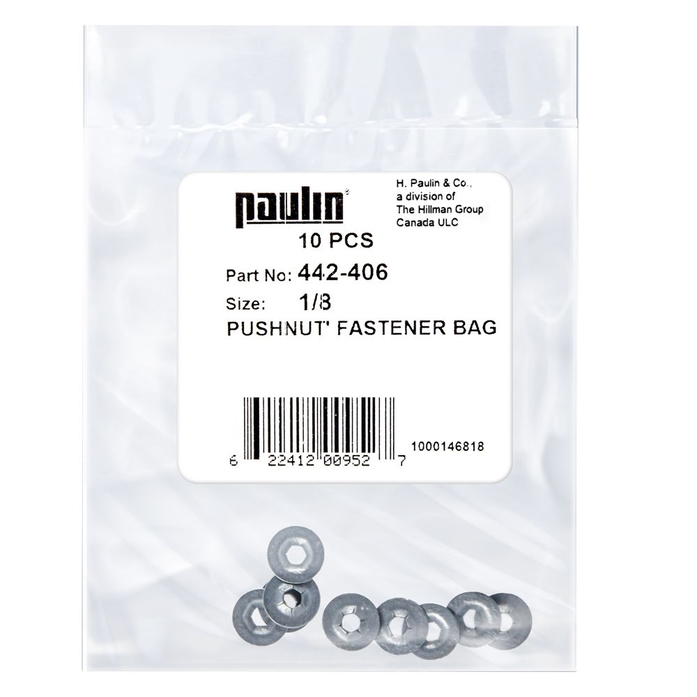 Paulin 1/8 Pushnut Fastener 10P The Home Depot Canada